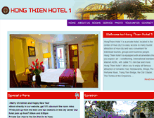 Tablet Screenshot of hongthienhotel.com